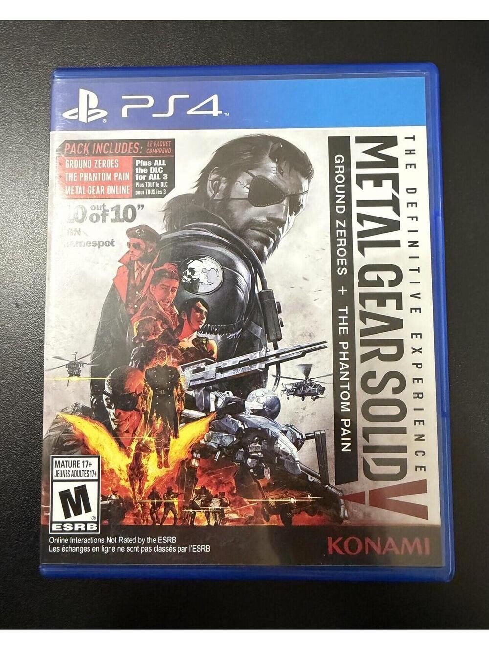 Metal Gear Solid V: Definitive Edition (Sony PlayStation 4, 2016) Blue Label